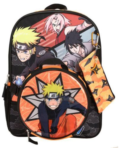 Sac à dos shippuden characters - ensemble de 5 pièces