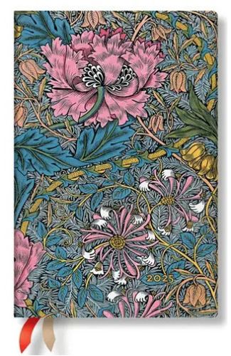 Agenda 2025 paperblanks mini ( morris pink)