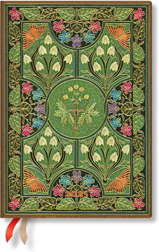 Agenda paperblanks 2025 midi (poetry in bloom)