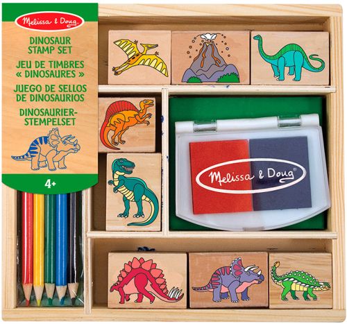 Ensemble d'estampes en bois- dinosaures