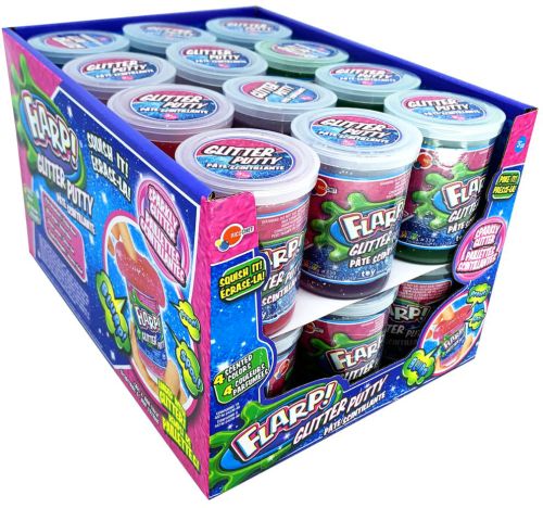 Flarp noise putty - glitter, assortis