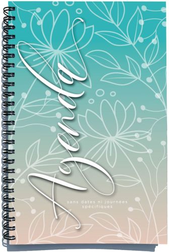 Agenda sans dates ni journées spécifiques