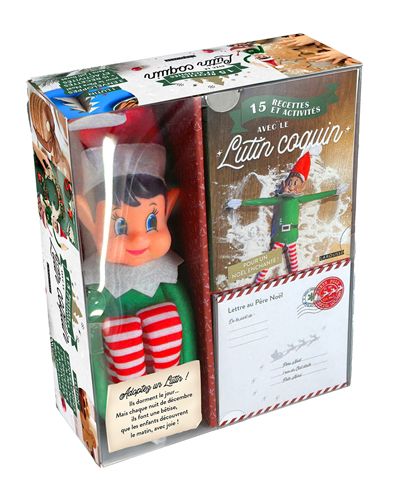 Lutin coquin prépare noël