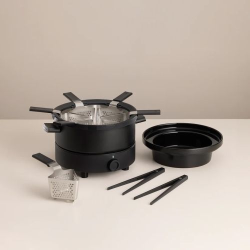 Fondussimo ensemble à fondue evolution 3-en-1 6 paniers