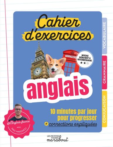 Cahier d'exercices, anglais