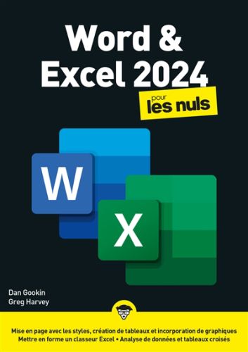 Word & excel 2024 pour les nuls