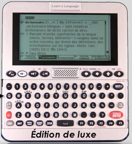 Dictionnaire électronique bilingue