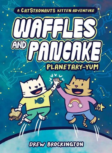 Waffles and pancake:planetary-yum