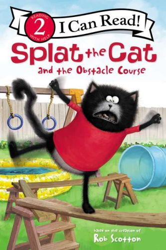 Splat the cat and the obstacle course
