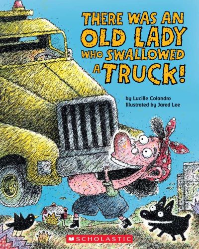 There was an old lady who swallowed a truck