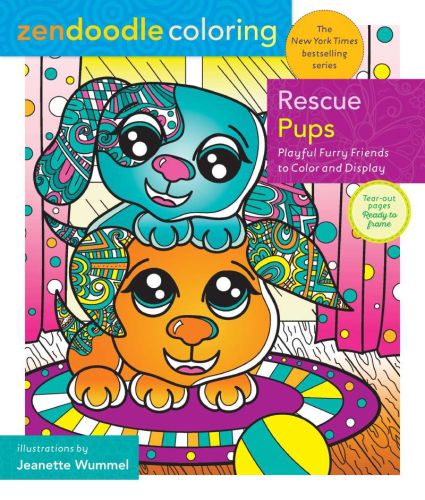 Rescue pups: zendoodle coloring