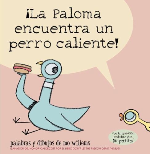 La paloma encuentra un perro caliente!
