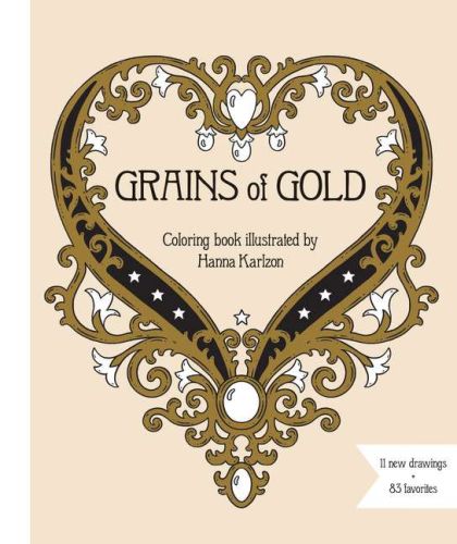 Grains of gold coloring book
