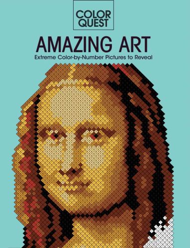 Color quest: amazing art: extreme color-by-number pictures to reveal