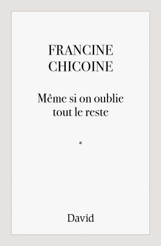 Même si on oublie tout le reste