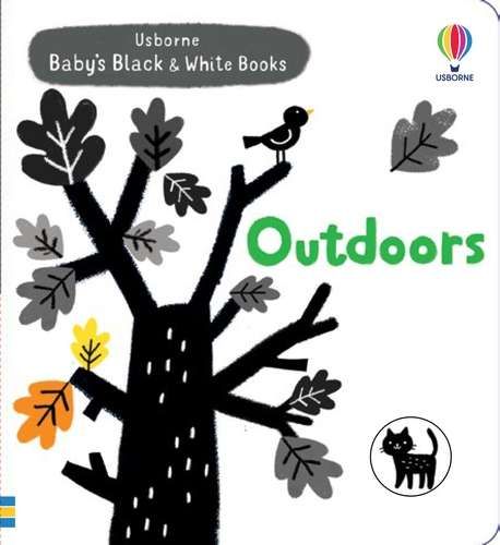 Outdoors: baby's black and white books