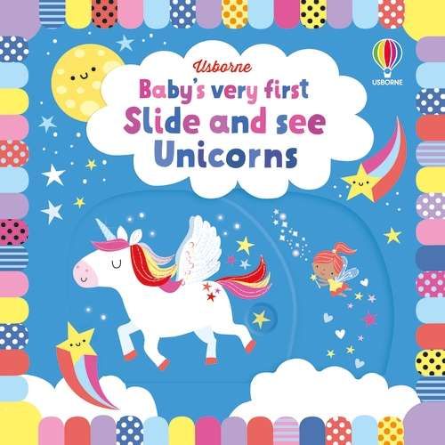 Unicorn; baby's very first slide and see
