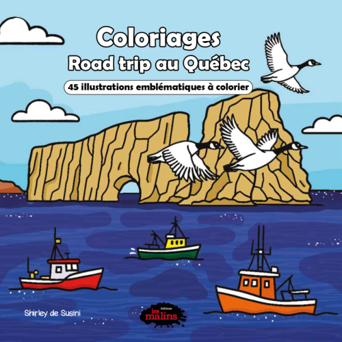 Coloriages: road trip au québec