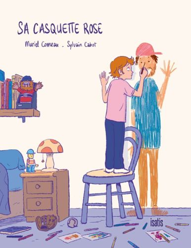 Sa casquette rose