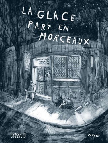 La glace part en morceaux