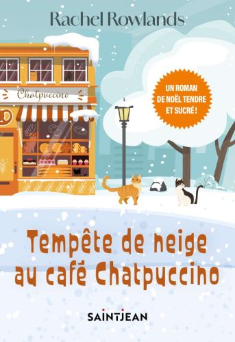 Tempête de neige au café chatpuccino
