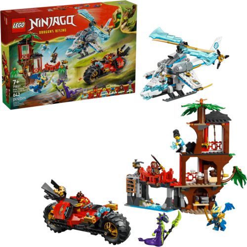 71857 la cabane et les véhicules des ninjas