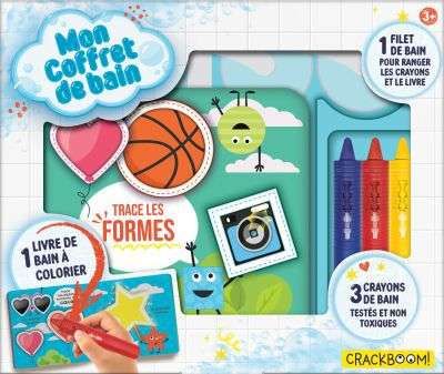 Livre de bain trace les formes