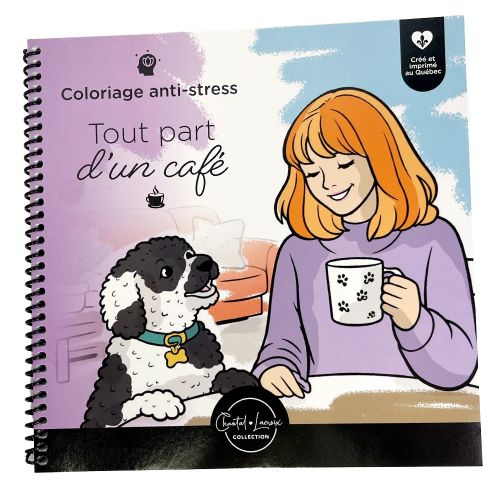 Livre à colorier- café