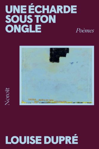 Une écharde sous ton ongle (n.É.)