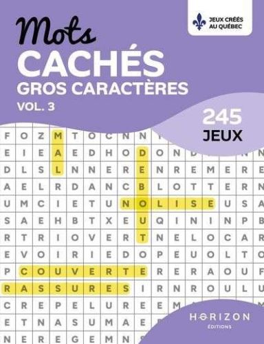 Mots caches gros caractères vol.3