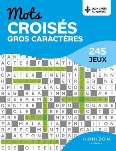 Mots croisés gros caractères