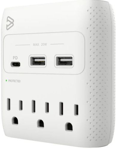 Parasurtenseur bluedimond 3 prises + chargement usb