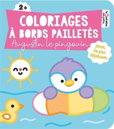 Coloriages à bords pailletés