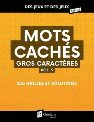 Mots cachés gros caractères vol. 9