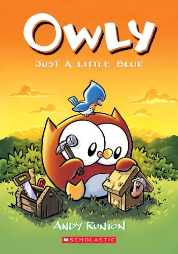 Just a little blue: a graphic novel (owly #2)