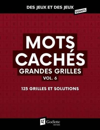 Mots cachés grandes grilles vol. 6