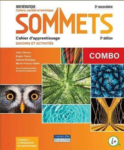 Sommets cst (2e ed.) - 5e sec. - combo (vers. imprimée et numérique)