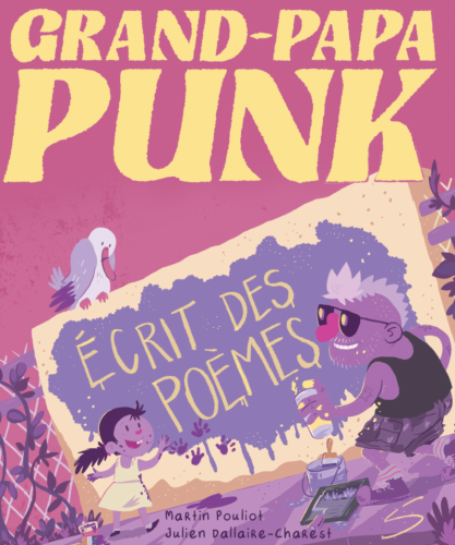 Grand-papa punk écrit des poèmes