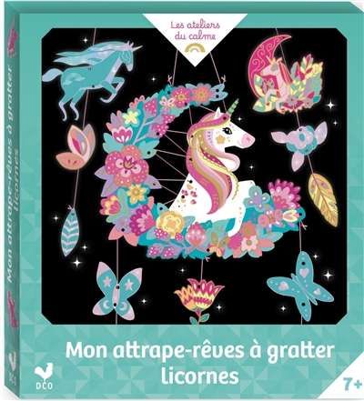 Attrape-rêves à gratter licornes