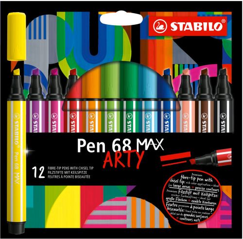 Ensemble de 12 crayons feutre stalbilo