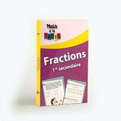 Fractions, 1re secondaire