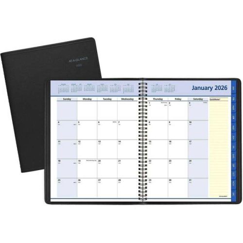 Agenda quick 8,25x10,87 noir