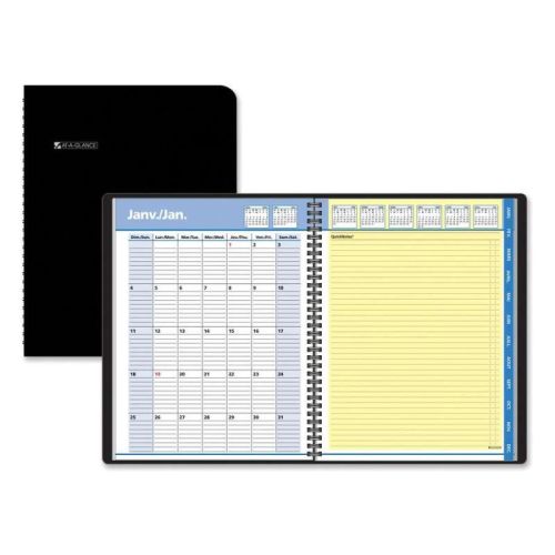 Agenda 8,25x10,87 bilingue, année 2026