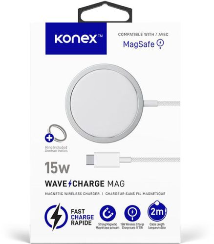 Chargeur sans fil magnétique konex 15w wavecharge mag