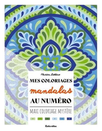 Mes coloriages mandalas au numéro