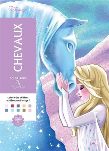Coloriages mystères disney : chevaux