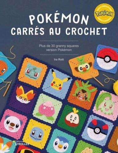 Pokémon carrés au crochet