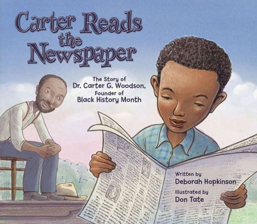 Carter reads the newspaper