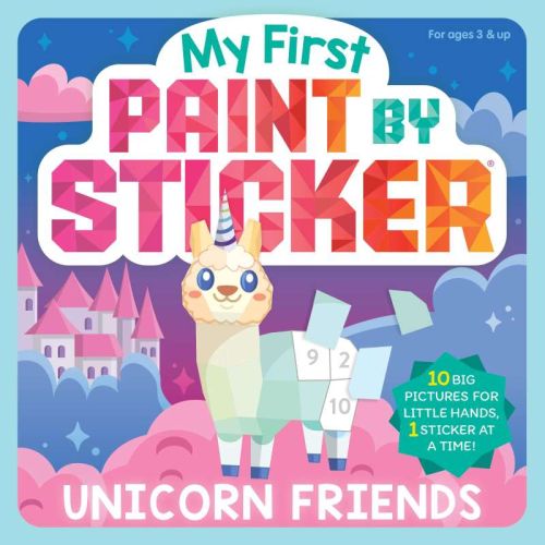 My first paint by sticker: unicorn friends