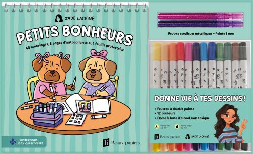 Coffret de coloriage petits bonheurs